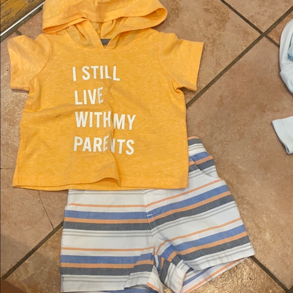 Baby boy shorts set